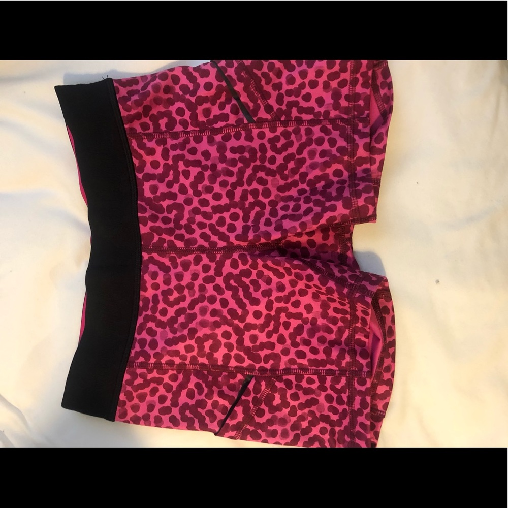 Lululemon Spandex Shorts Pink